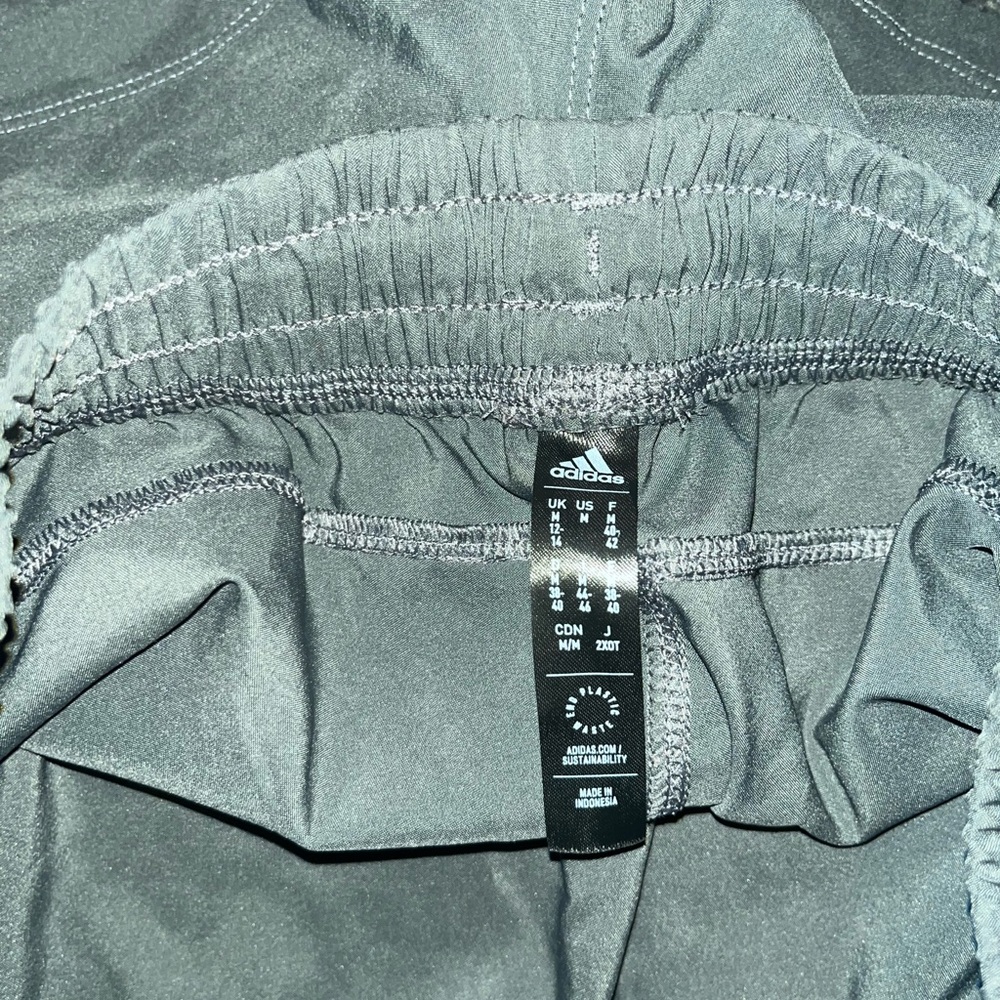 Adidas Women's Gray Athletic Shorts - Picture 3 of 3